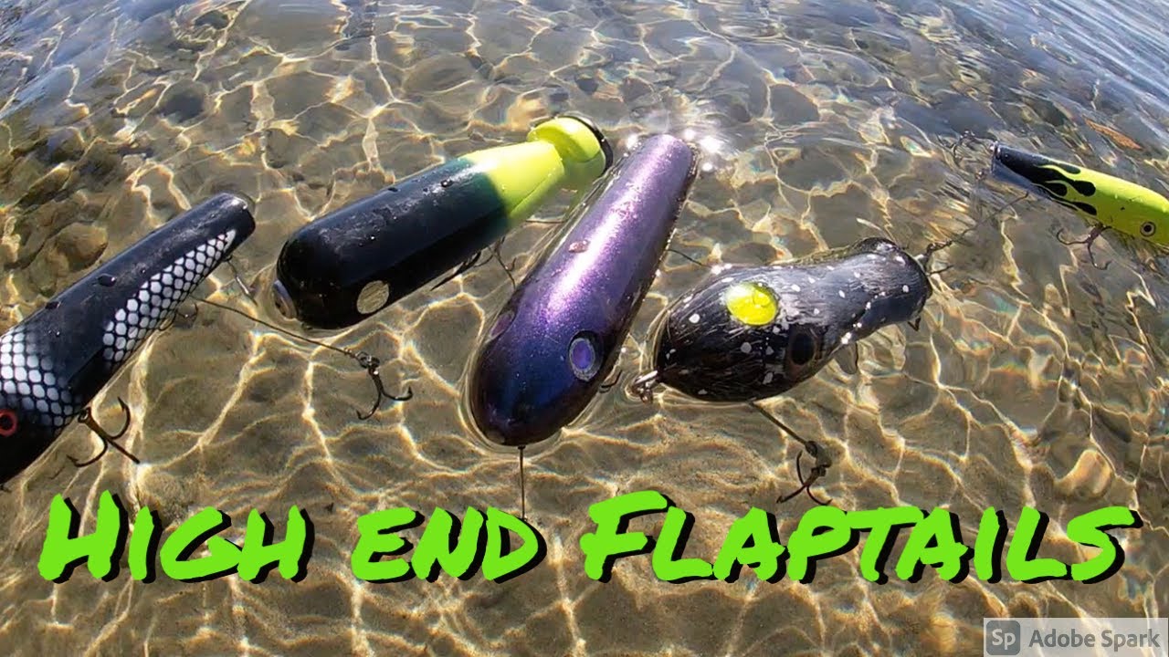 FLAP TAIL MUSKY LURES!!! 5 of the best go head to head in this underwater comparison!!!