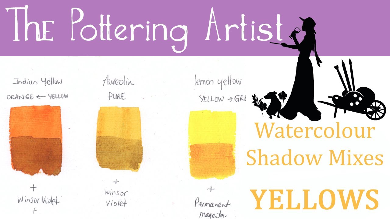 Watercolour Shading in Yellow