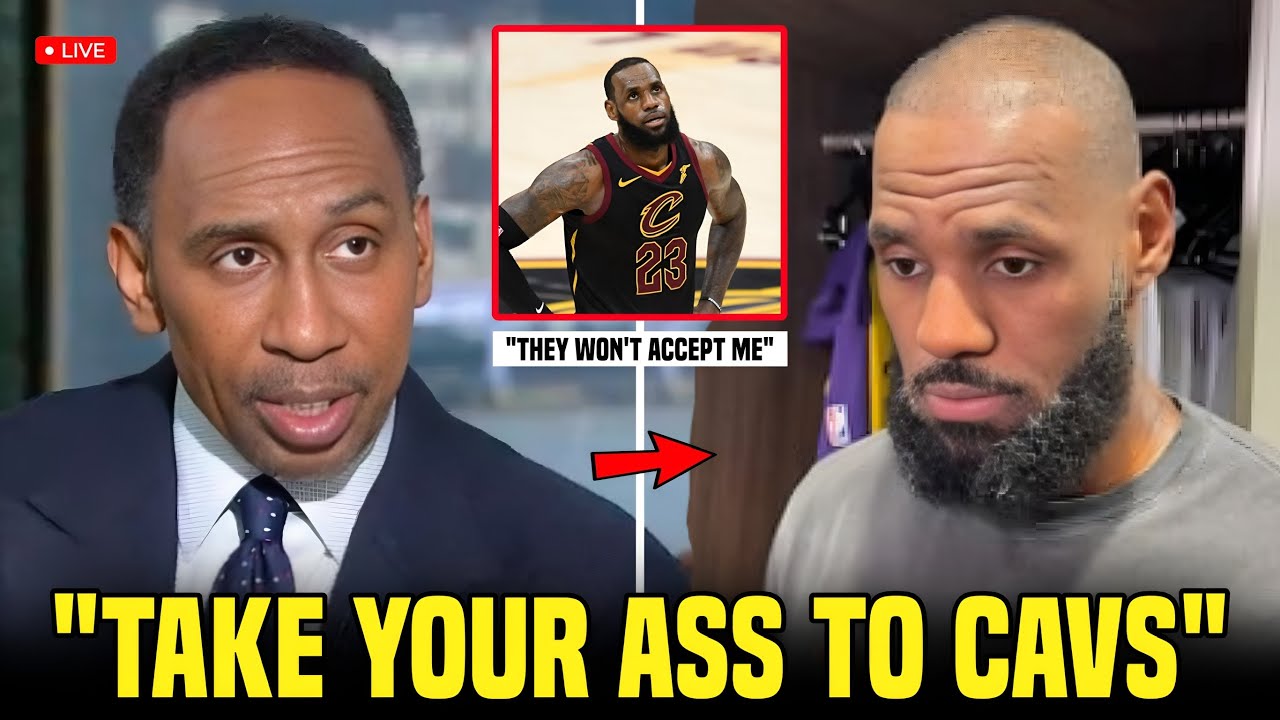 Stephen A Smith Demands LeBron James Leave The Lakers Immediately And Go Back To Cleveland!