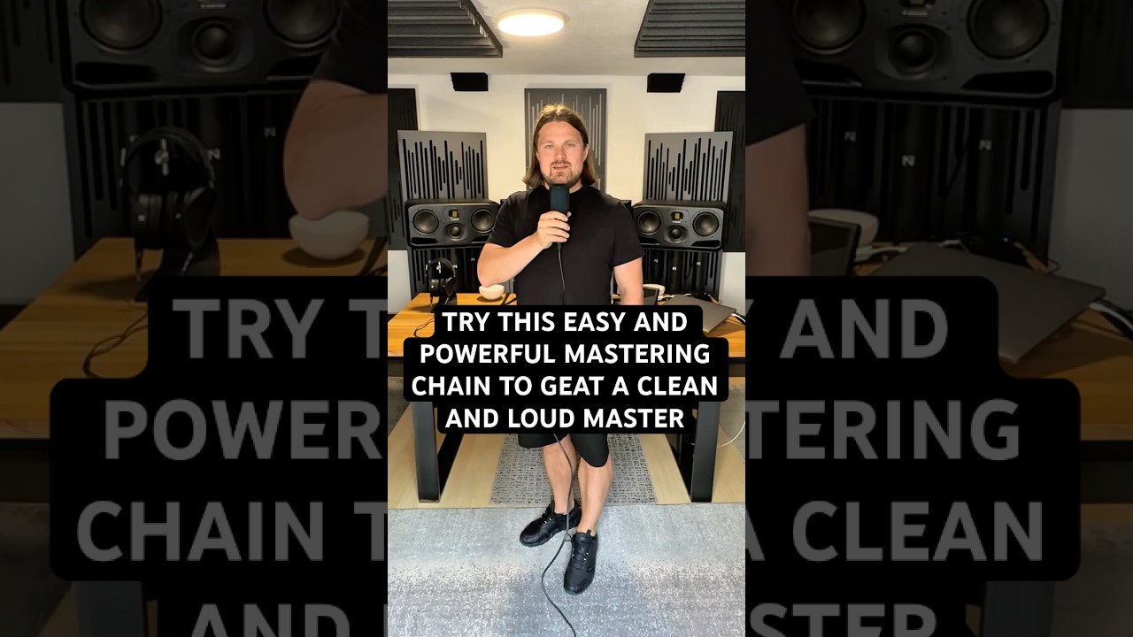 Try this easy but powerful mastering chain to get a clean and loud master