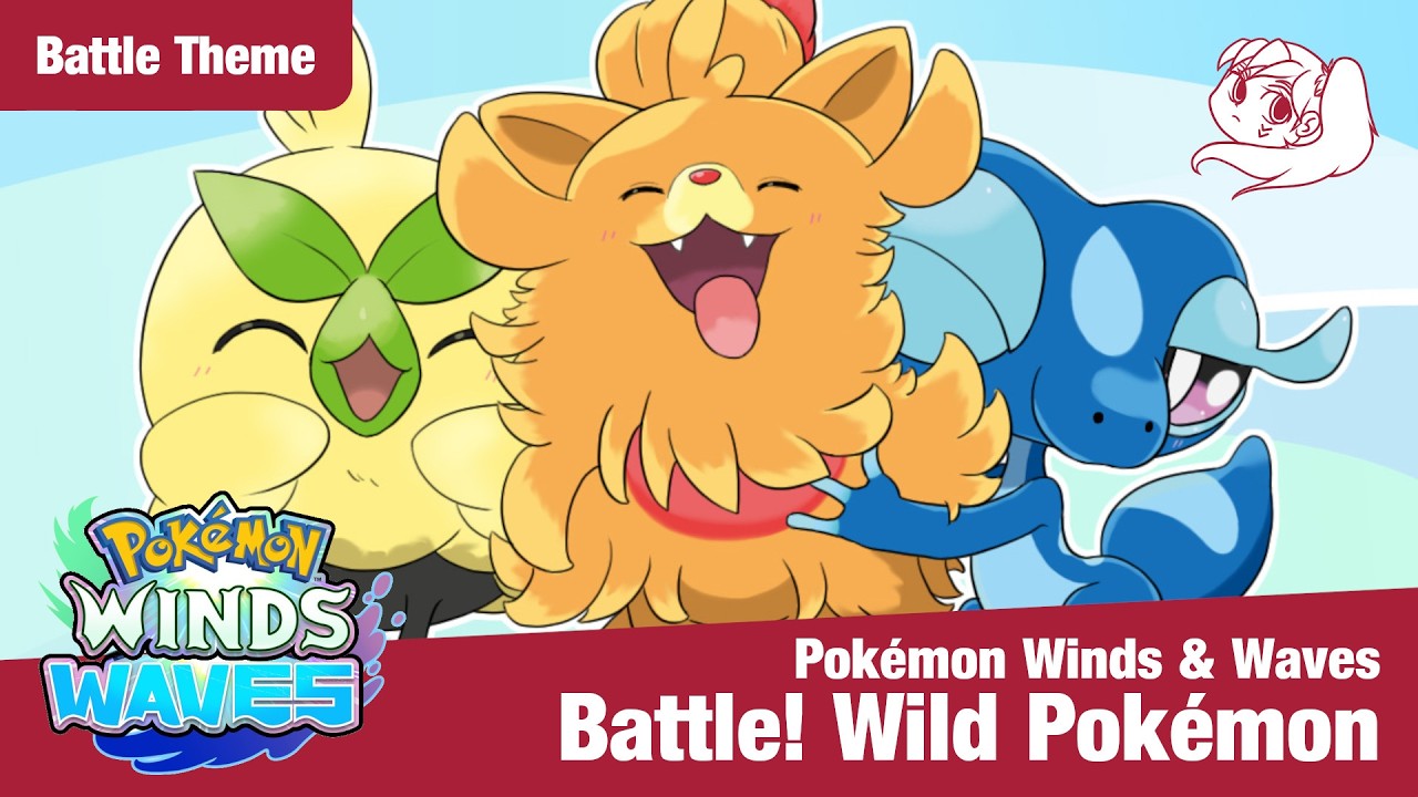 Pok&eacute;mon Winds & Waves - Fanmade Wild Battle Theme (Human-made, f*ck AI)