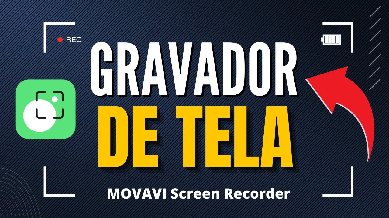 Como Gravar a tela do Computador FÁCIL | Gravador de tela Movavi Screen Recorder