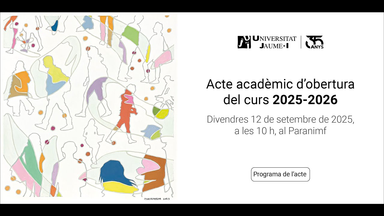 Acte d'obertura del curs 2025-2026 de la Universitat Jaume I (12-09-2025)