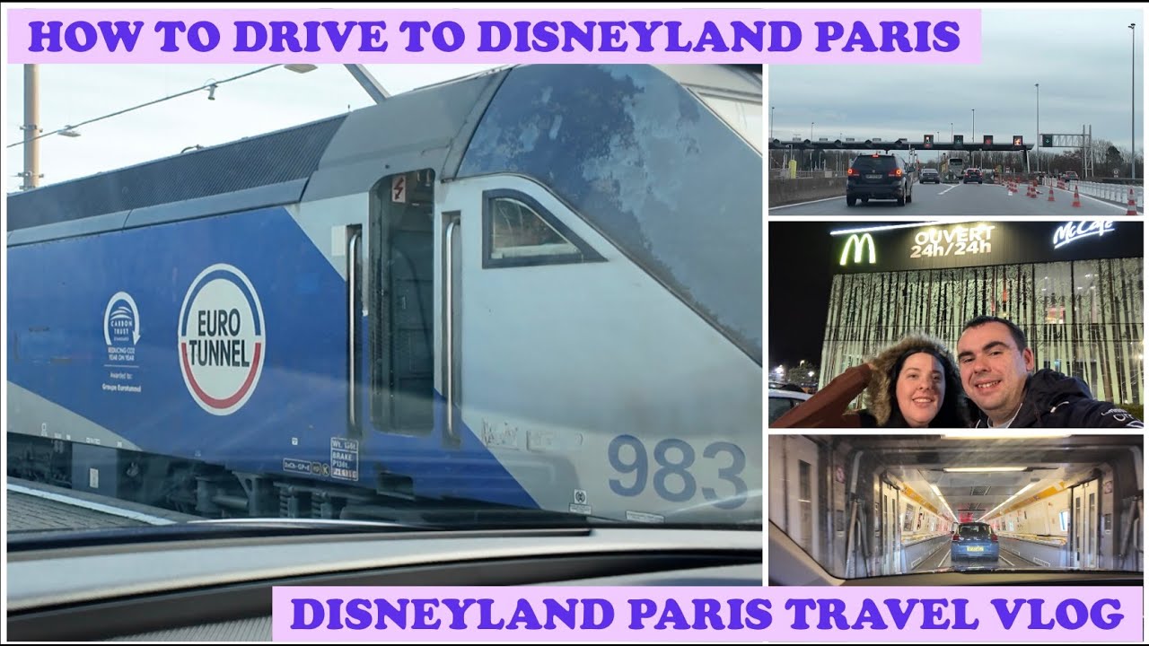 Travel Vlog | How To Drive From The UK To Disneyland Paris Via Le Shuttle/Eurotunnel | Santa Fe |