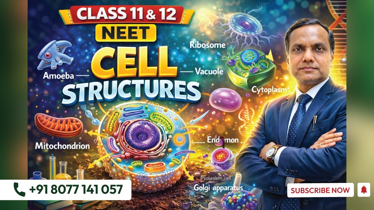 Cell Structure One Shot | Class 11 & 12 NEET Biology | Complete Revision