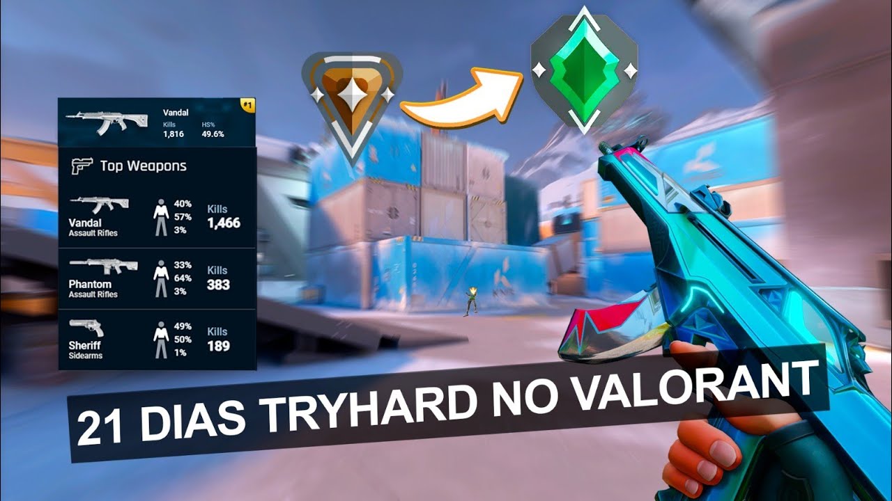 EVOLUÇÃO DA MINHA MIRA APÓS 21 DIAS DE TREINO NO VALORANT