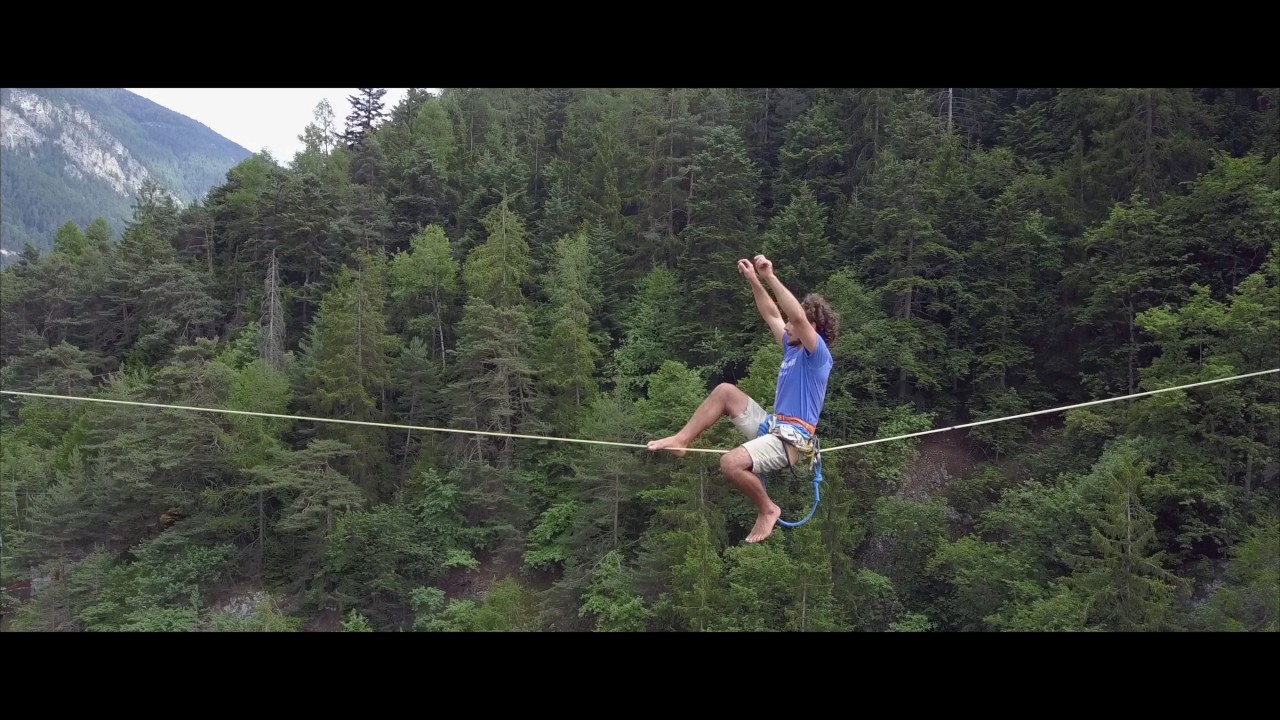 Th&eacute;o Sanson - Highliner - Niouc - Valais - Suisse - DJI Mavic Pro
