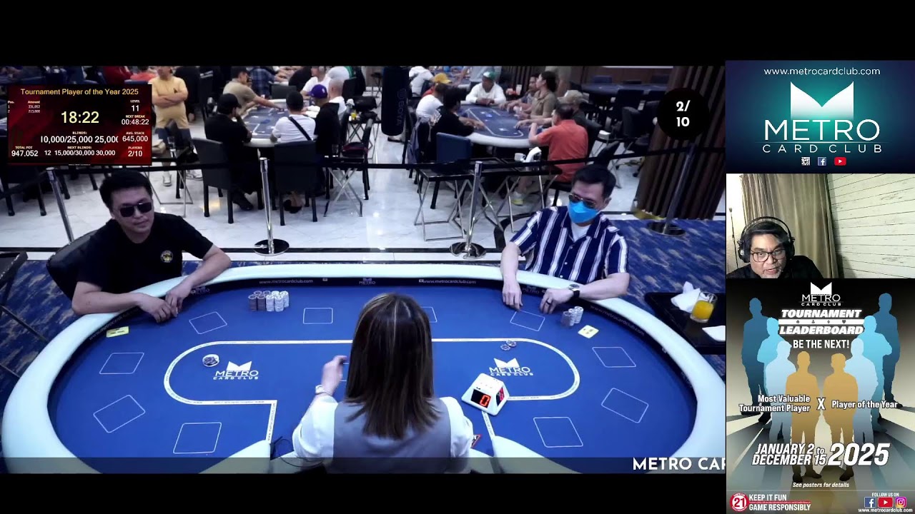 Metro Card Club 2025 - Tournament Leaderboard Top 10 Finale NEW LINK