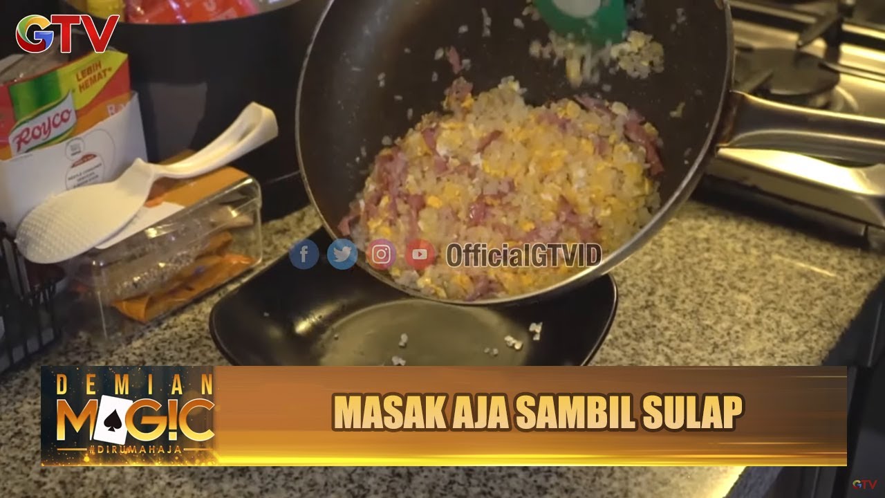 Demian Masak Buat Sara Wijayanto Aja Pake Trik Sulap | Demian Magic | EPS 1 | (4/4)