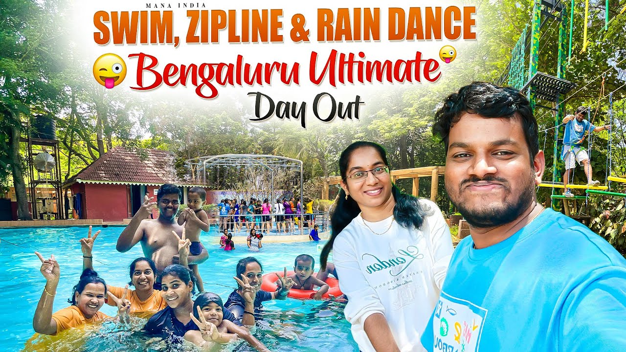 GoldCoins Resort | Bengaluru Day Out Madness: From Pool to Zipline! | Mana India