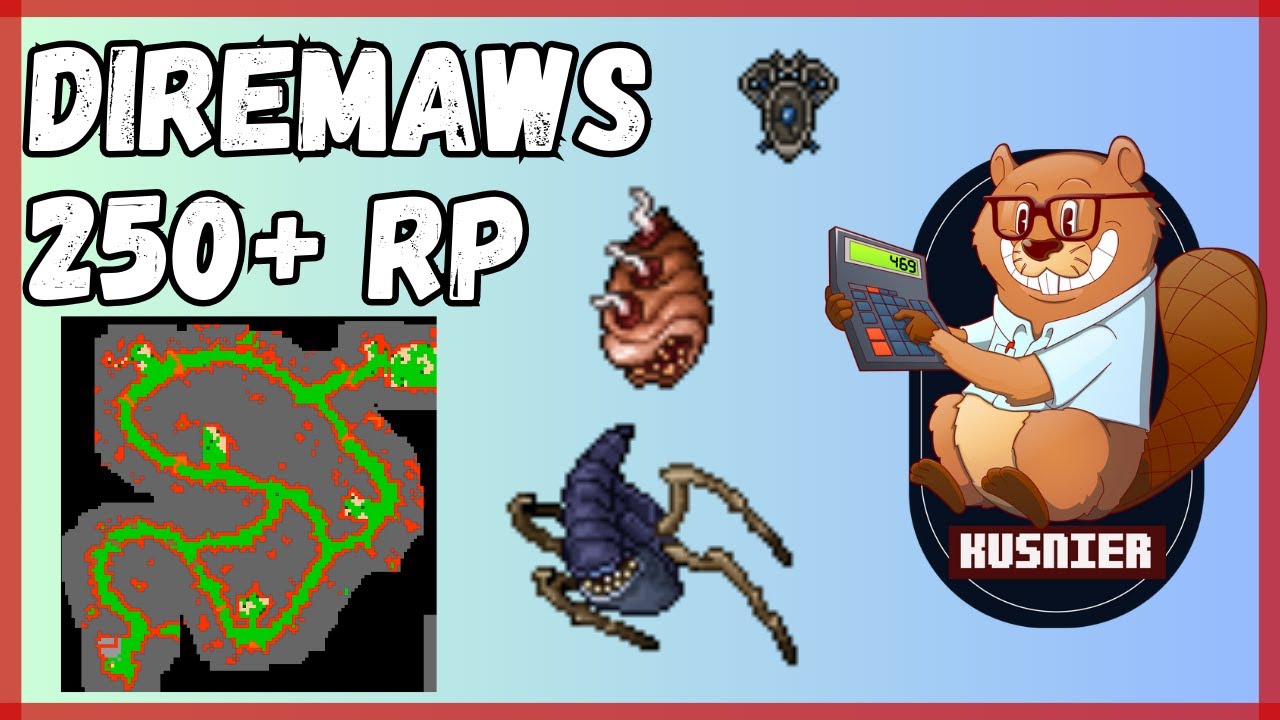 Diremaw Task Area | 250+ Paladin | Tibia