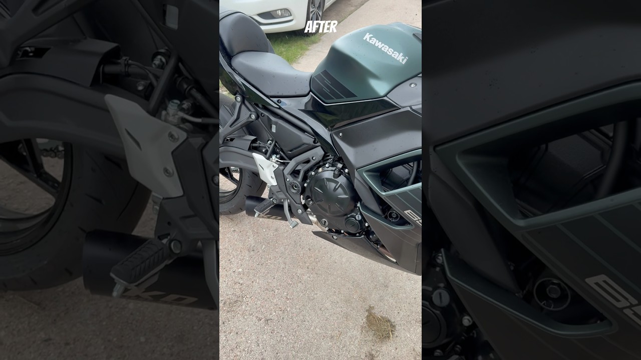 2025 Ninja 650 exhaust upgrade with KO Lightning. Absolutely amazing sound and increase in power!