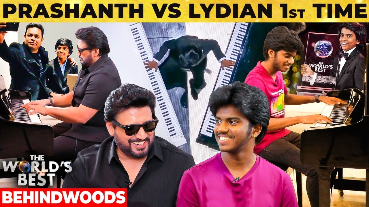 Prashanth Plays Piano 🔥 Harry Potter & Mission Impossible ஒரே Hand-ல.. 😱 Prashanth & Lydian 1st Time