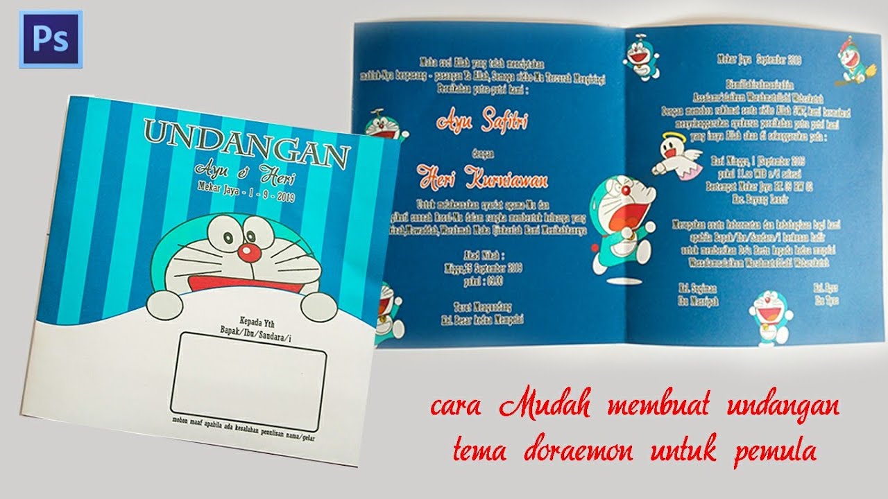 [TUTORIAL] cara membuat undangan custom pernikahan