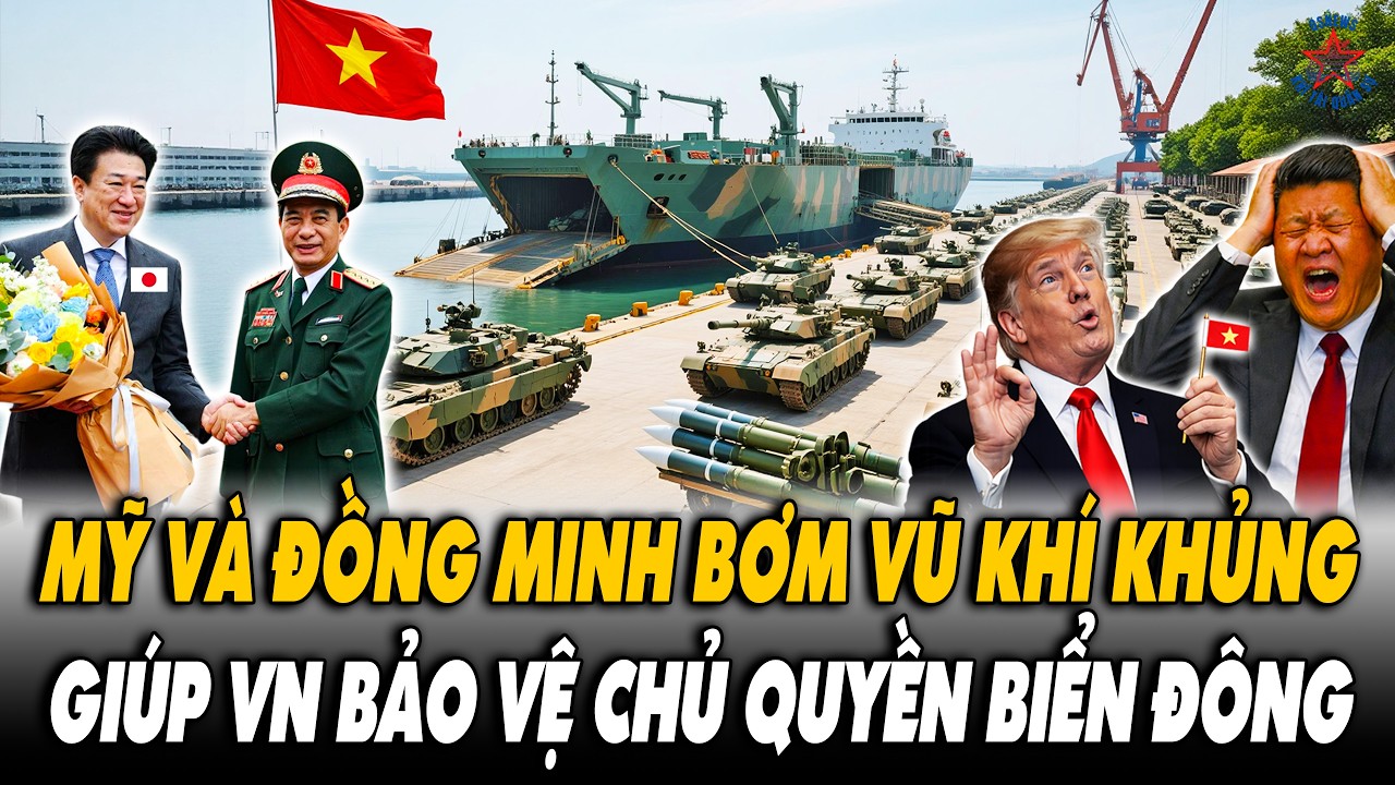 🔴[TRỰC TIẾP] MỸ Can Thiệp - NHẬT HÀN Bơm Vũ Khí Giúp VN Giữ Biển Đông Khiến TQ Tức Điên