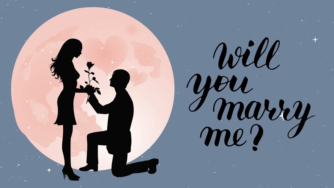 Will You Marry Me Screensaver - Wedding Proposal Screensaver - HD - 1HR 💍