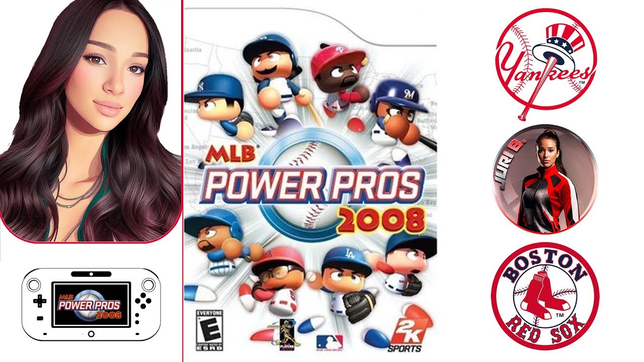 2K Sports - MLB Power Pros 2008 -  Cutest Sim / Arcade Game!