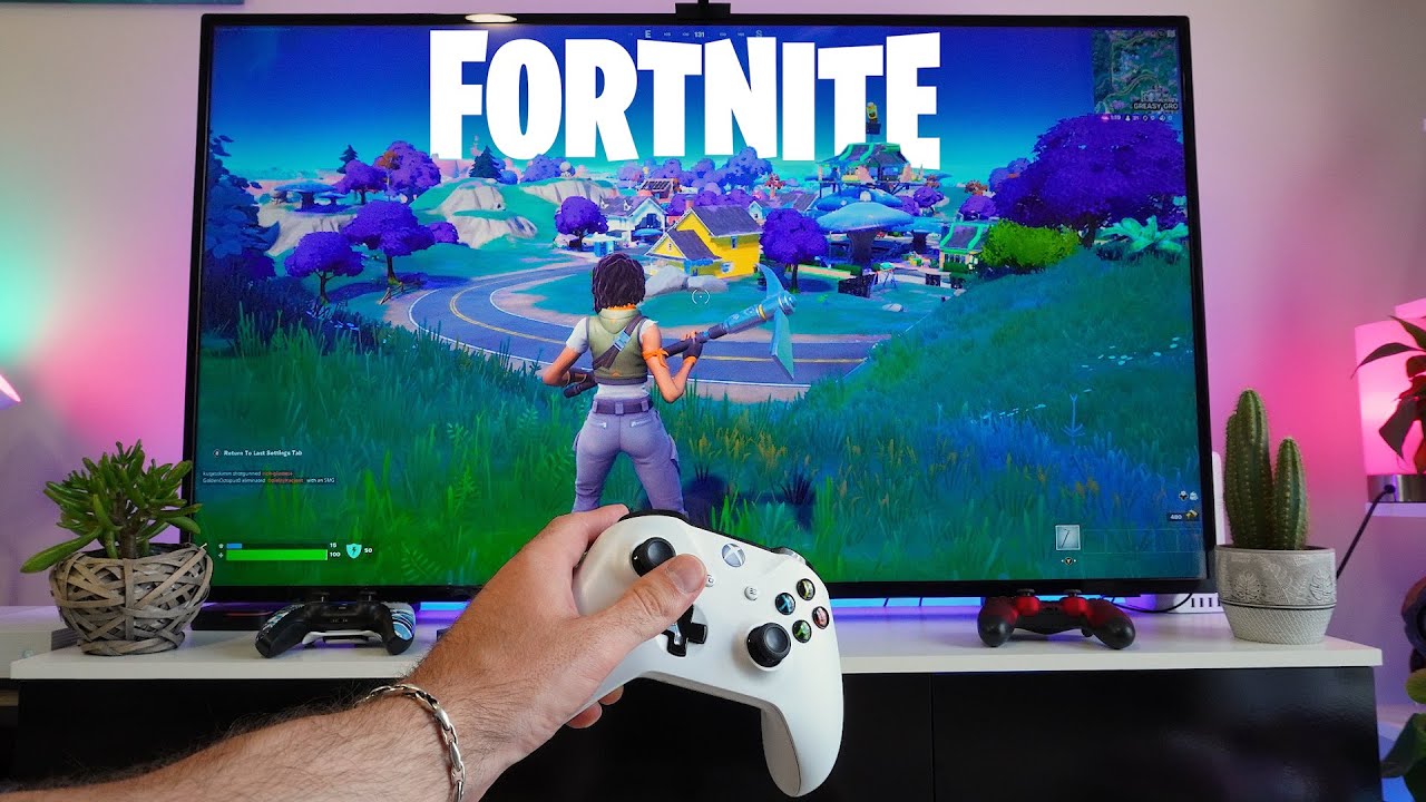 FORTNITE — XBOX ONE S — Тест игрового процесса, частота кадров и графические впечатления