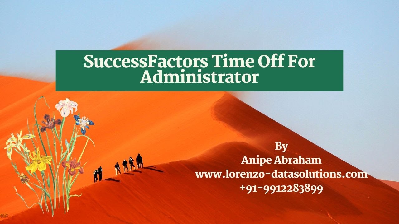 Employee Central Time Off For Administrator #successfactors