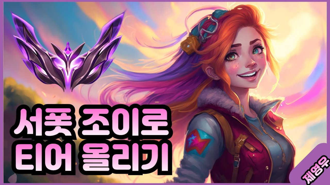 보고 따라만해도 티어 상승하는 서폿 조이