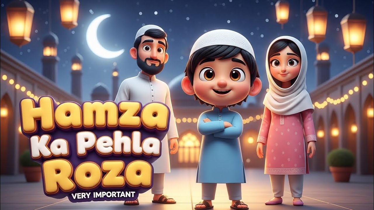 Hamza’s First Roza | A Beautiful Islamic Ramadan Story for Kids 🌙✨