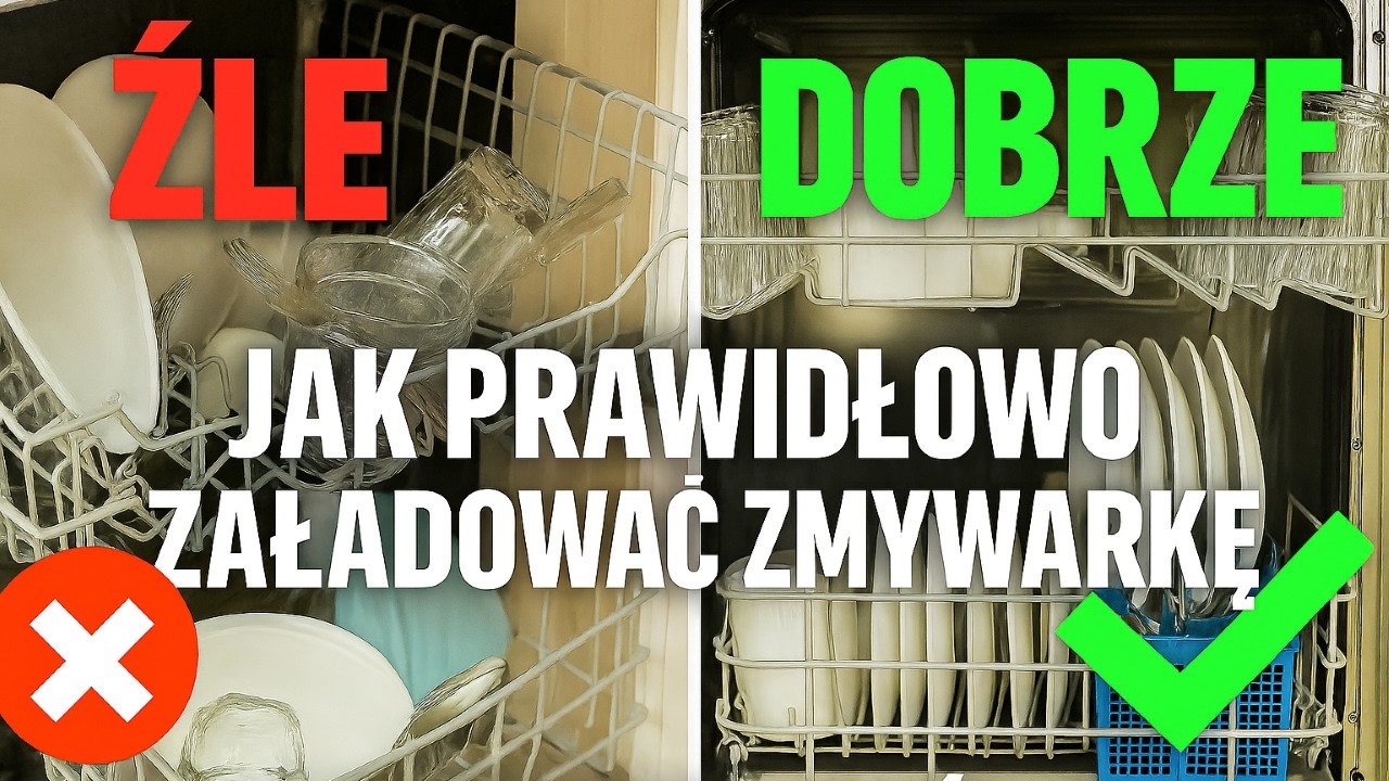 Zmywarka - jak prawidłowo wkładać naczynia, aby efekt mycia był najlepszy
