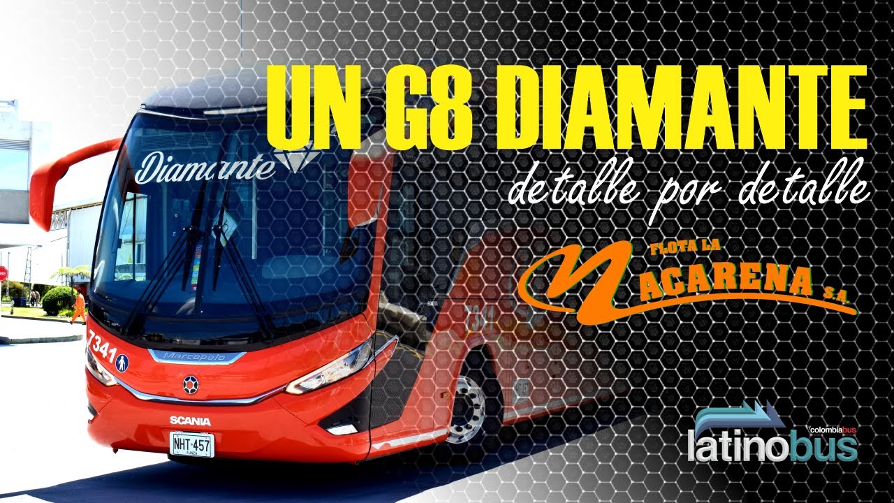 Flota La Macarena Diamante G8 - Un bus de dos clases