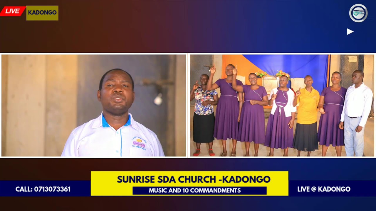 SUNRISE SDA CHURCH KADONGO || MUSIC AND THE 10 COMMANDMENTS DAY 3.