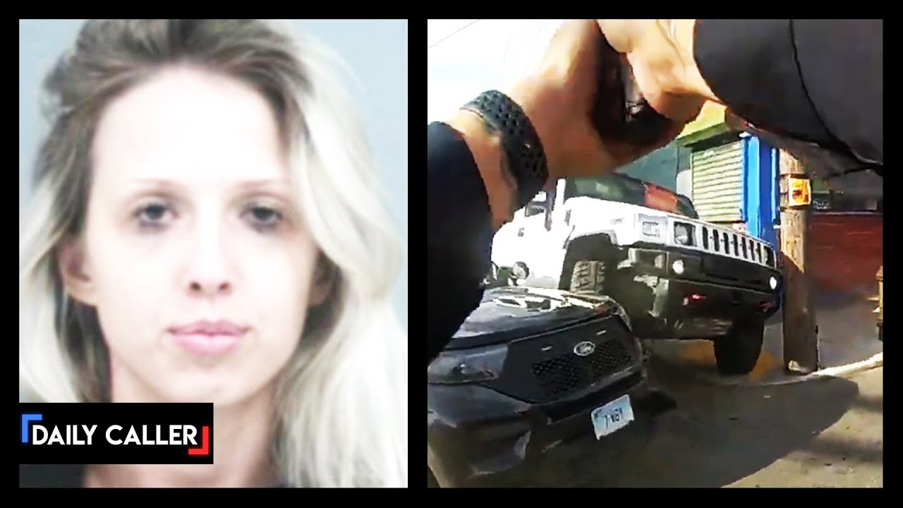 BODYCAM: Woman Attempts To Drive Hummer Through Police Car Blocking Her Escape