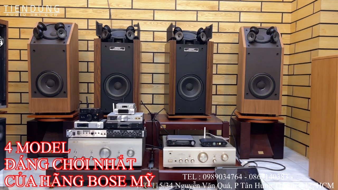 So sánh 4 Model đáng chơi nhất của ãng Bose Mỹ - Tiến Dũng audio Sài Gòn