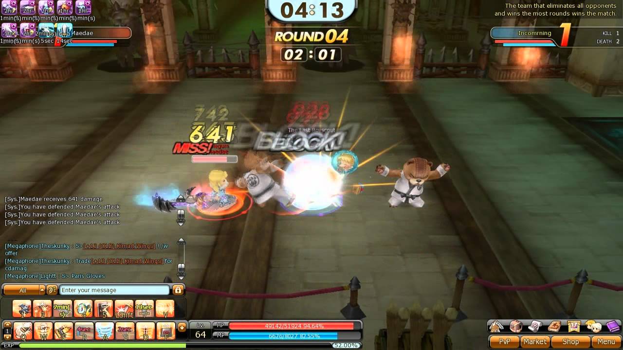 Dragonica Origin Dragoon vs Berserker PVP