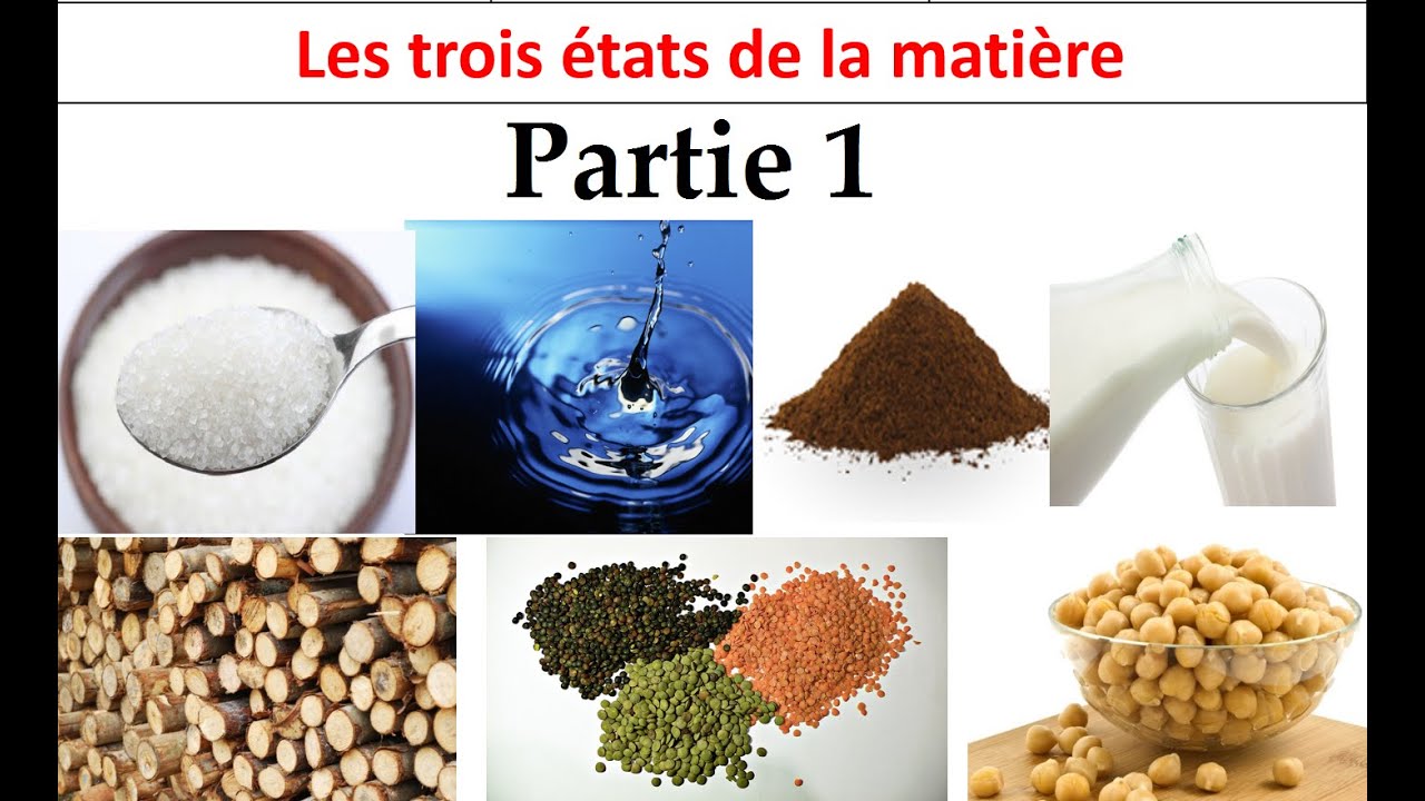 1ère année  de l’enseignement collégial Cours- Les trois états physique de la matière