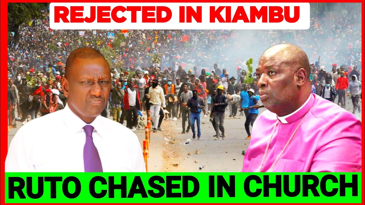 TOKA HAPA! Uongo! Ruto Chased & Rejected again in Church in  Kiambu Today over Fake Promises & lies