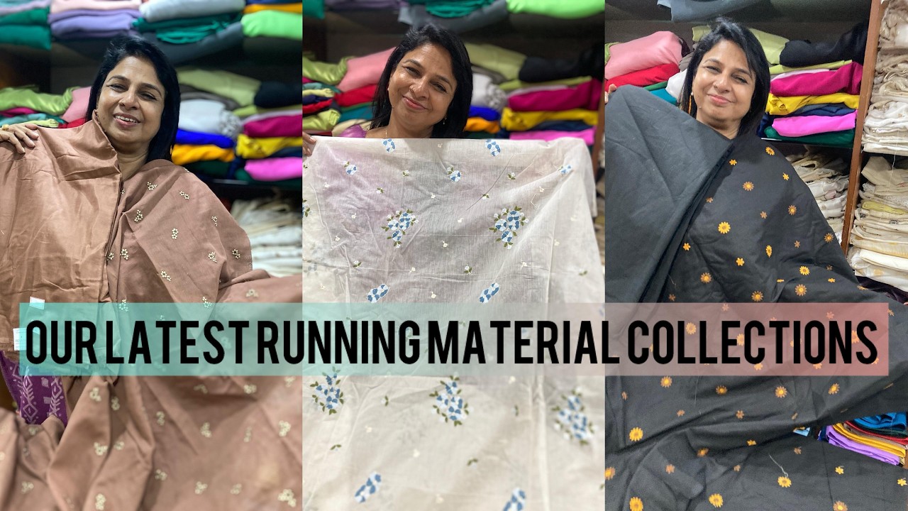 OUR LATEST RUNNING MATERIAL COLLECTIONS | REVATHY WEDDING COLLECTIONS MUVATTUPUZHA|8086575564