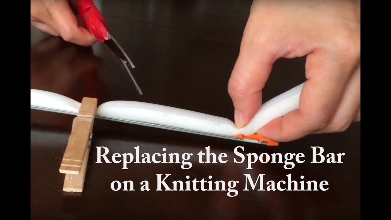 🔧 Replacing Sponge Bar Knitting Machine Singer SK 360