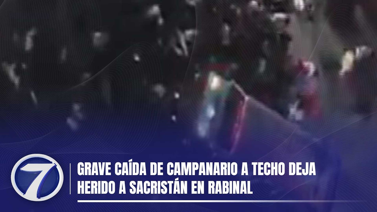 Grave caída de campanario a techo deja herido a sacristán en Rabinal