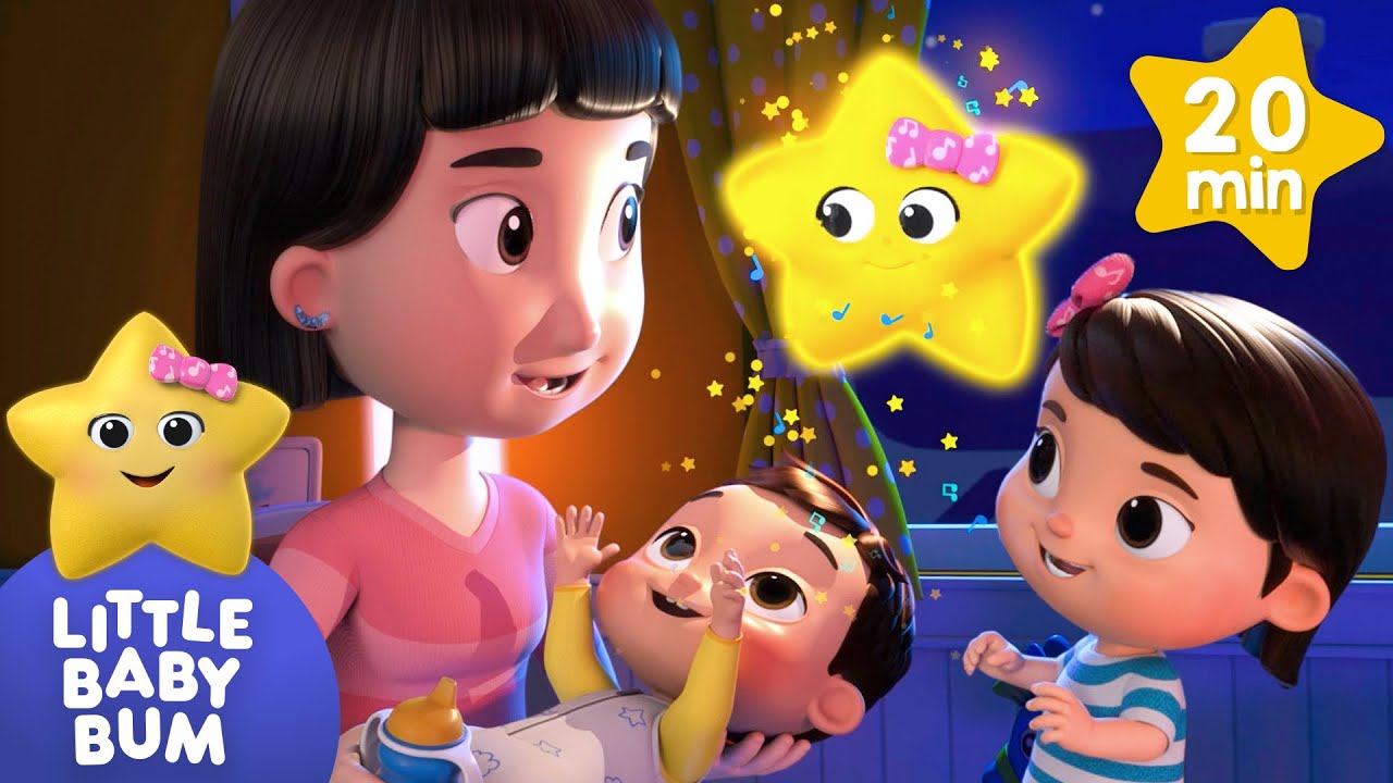 Baby Max and Mia's Bedtime Lullaby | 20 Mins Baby Song Mix | LittleBabyBum Nursery Rhymes for babies