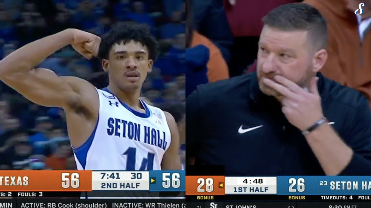 Jared Rhoden Lead No. 23 Seton Hall Over No. 7 Texas!