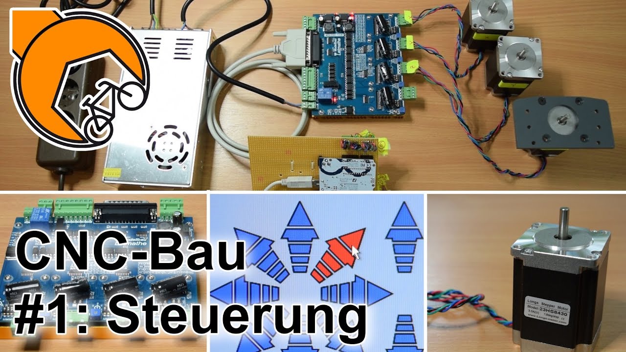 CNC-Fräse selbstgebaut #01 Steuerung: Arduino, Estlcam
