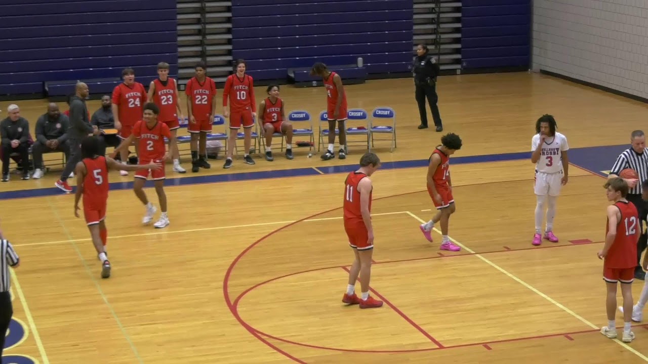 Waterbury Boys VAR Basketball - Crosby vs Fitch - Jan 11, 2025