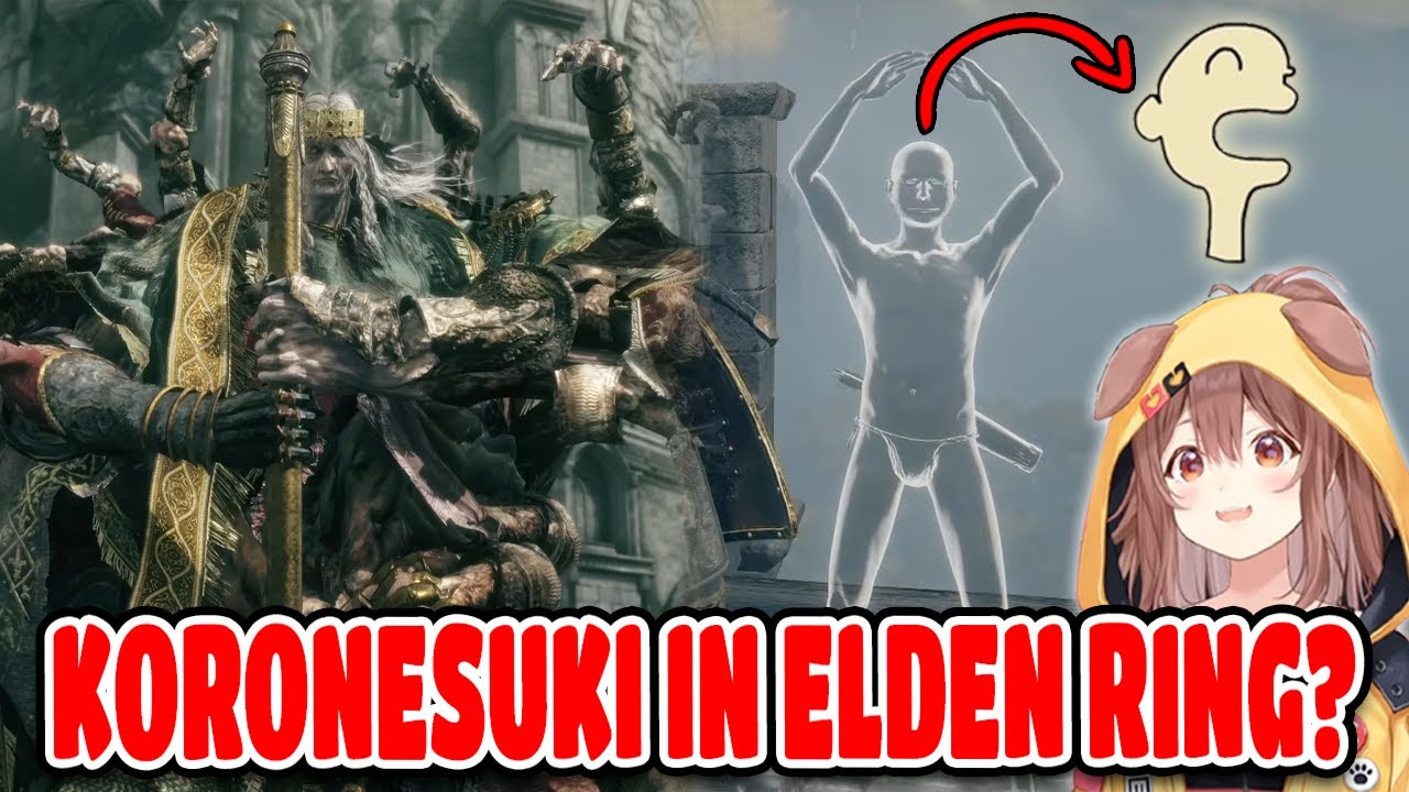 Korone Hilarious Reaction Compilation Part 3 In Elden Ring Hololive【ENG SUB】
