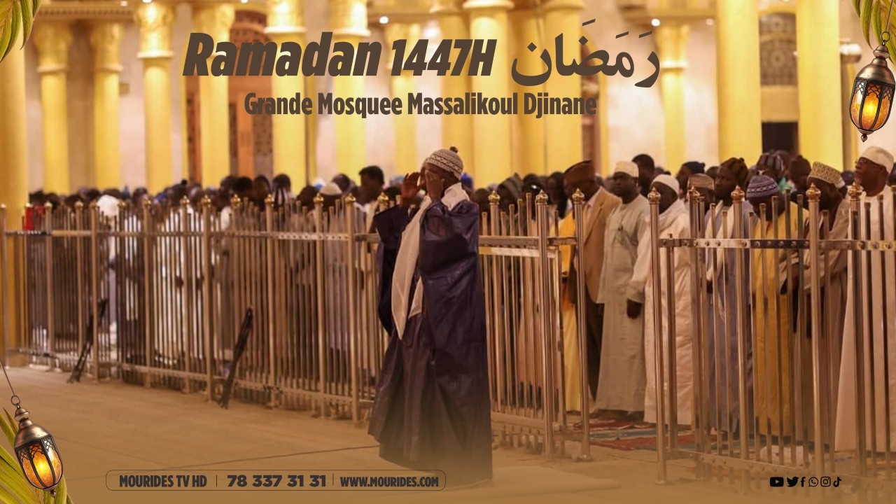 En Direct de la Grande Mosquée Massalikoul Djinane - Nafila 3e Nuit du Mois de Ramadan 1447H - 2026