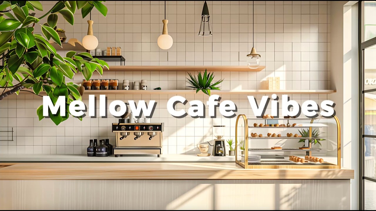 🌿 Mellow Cafe Lounge ☕ Soft & Cozy Relaxing Cafe Music