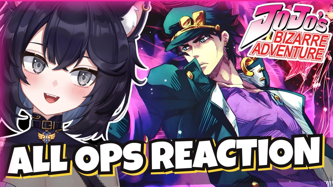 First Time REACTION to ALL JOJO's BIZARRE ADVENTURE OPENINGS!
