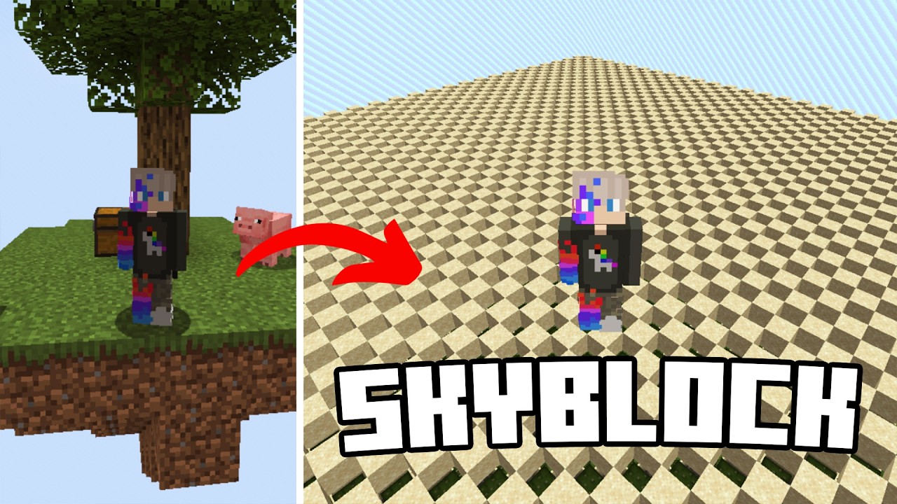 Minecraft Skyblock Sunucusunda Kaktüs Farmı İnşa Ettim! - Navelya