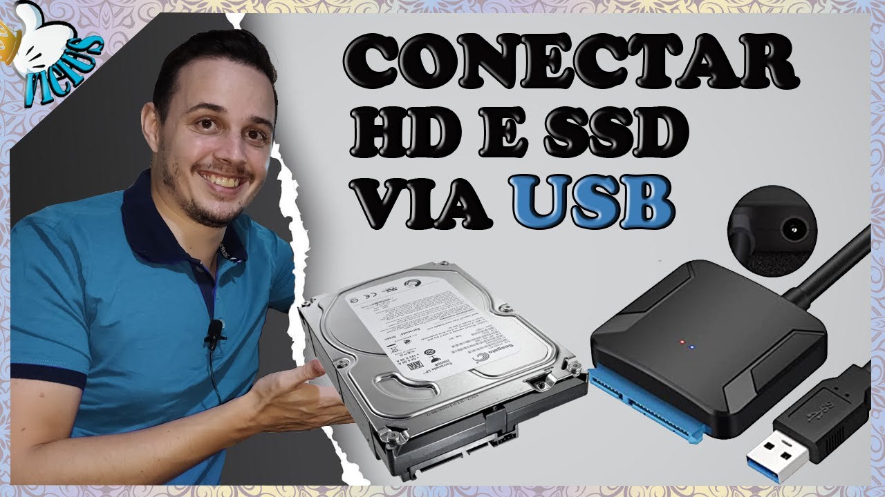 ADAPTADOR SATA PARA USB - CONECTE SEU HD OU SSD SEM ESFORÇO - TUTORIAL
