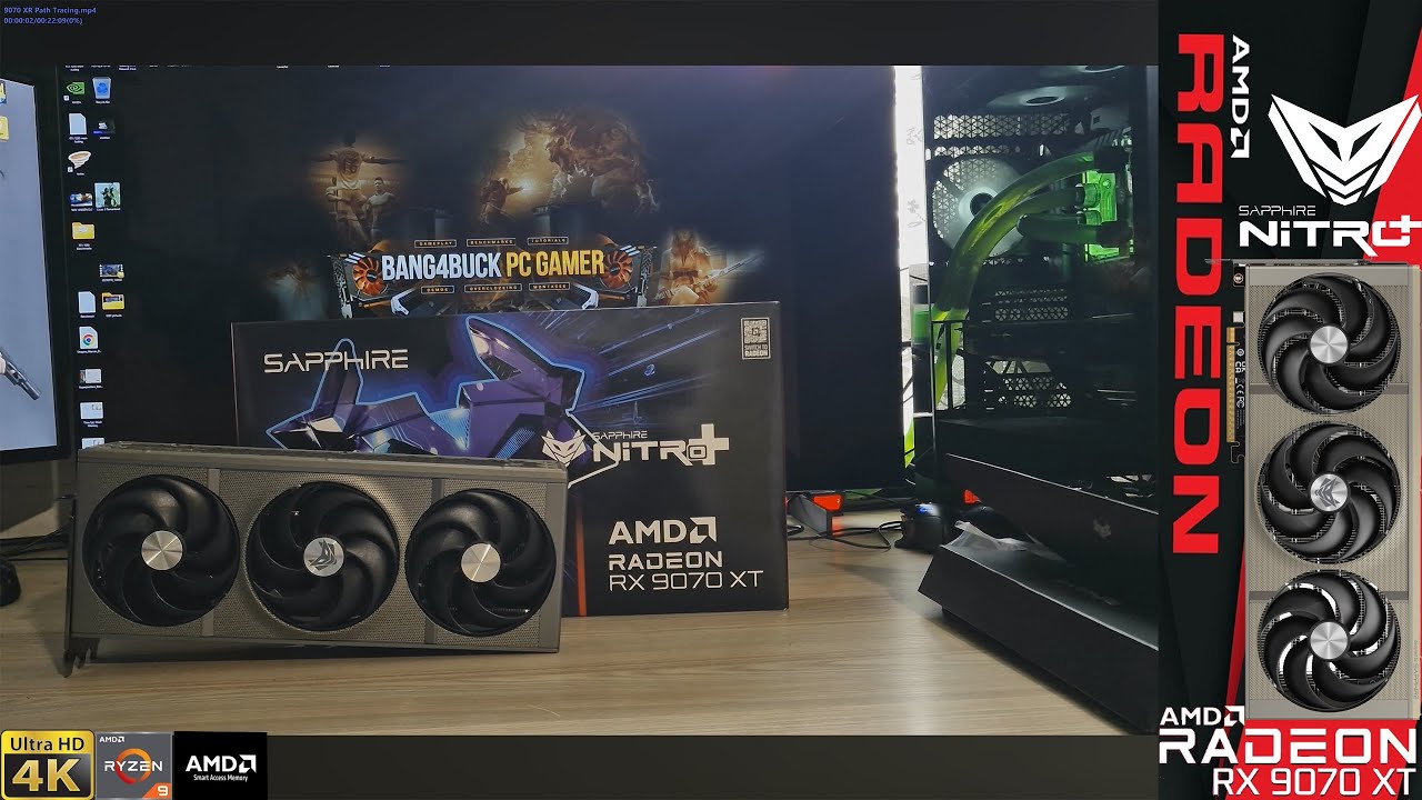 9070 XT Path Tracing Benchmarks FSR 4K