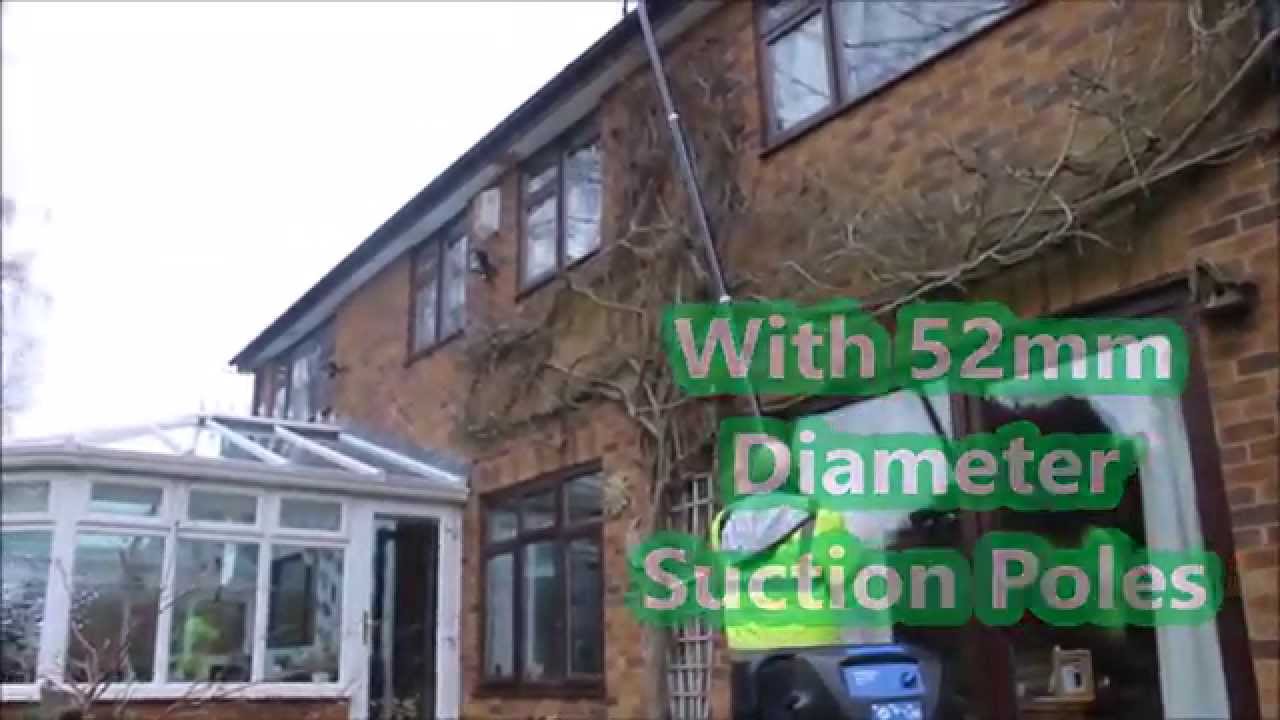 Gutter Sucker - Gutter Cleaning from the Safety of the Ground
