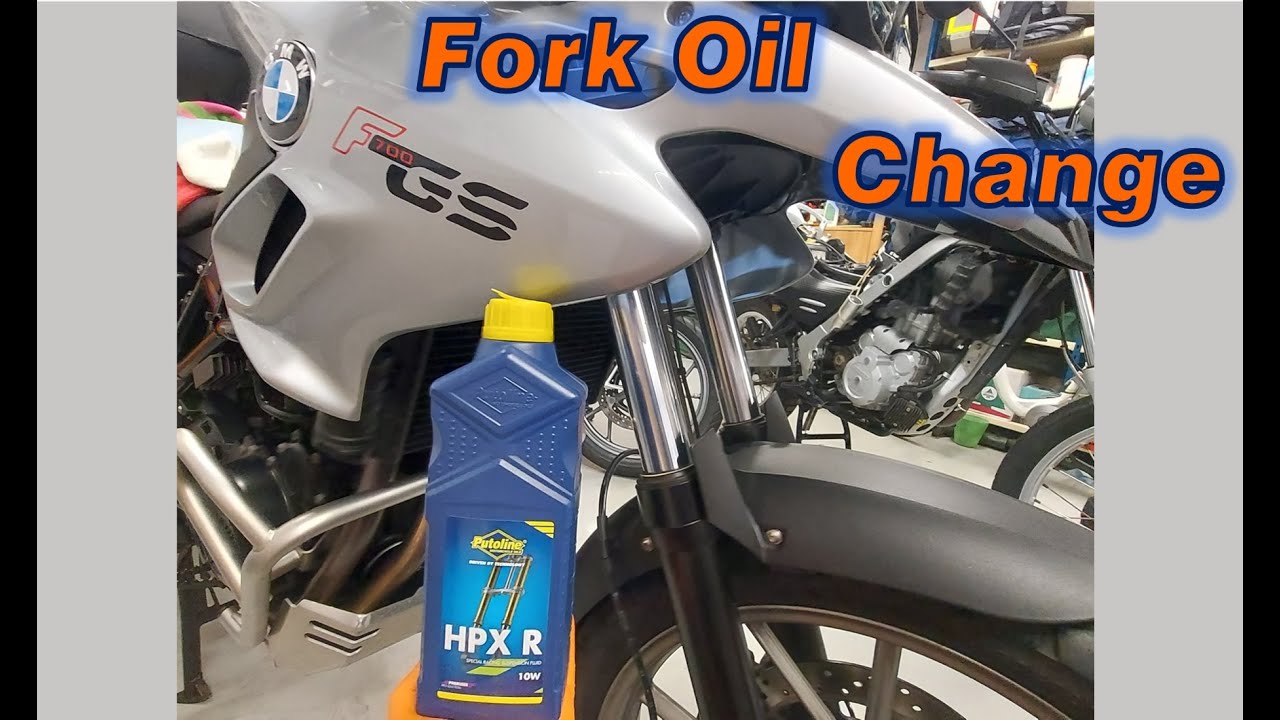 F700GS Full Service P7 Fork Oil Change
