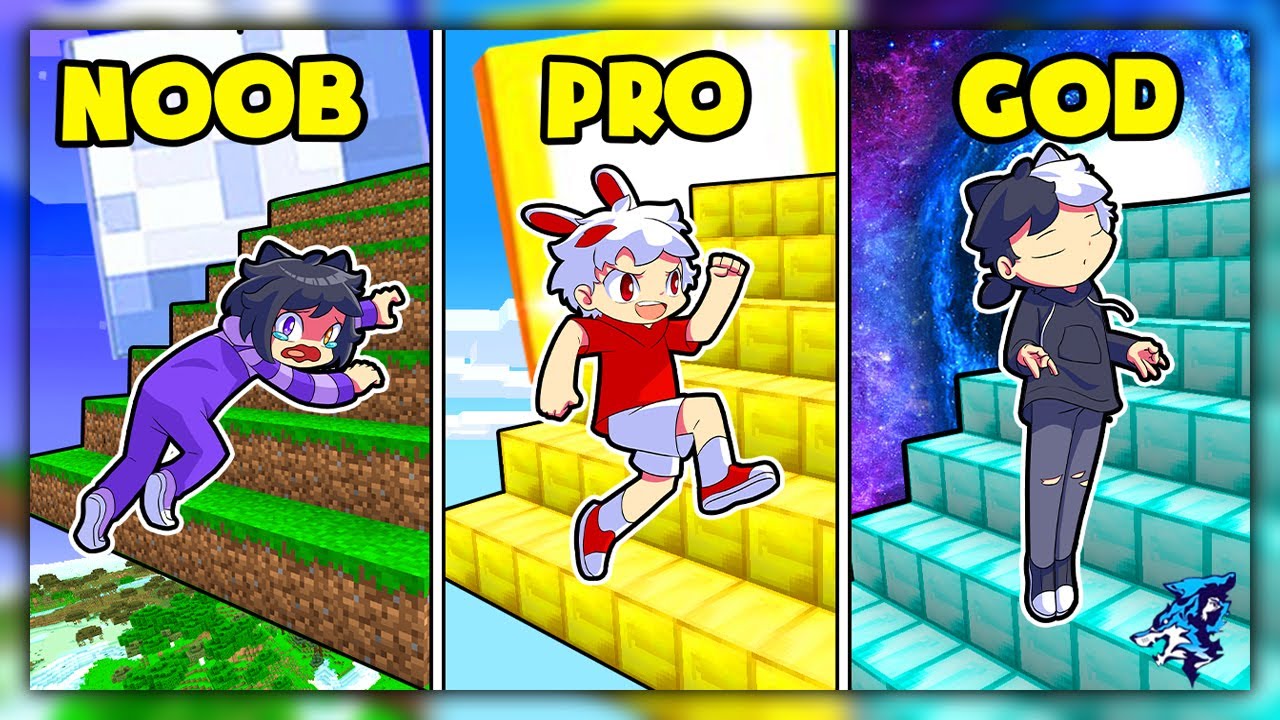Siro Và Noob Ruby Xây 1000 Bậc Thang Lên Mặt Trời *Siro Xây Bậc Thang Vũ Trụ